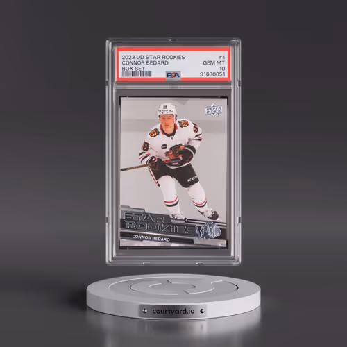 2023 Upper Deck NHL Star Rookies Box Set #1 Connor Bedard (PSA 10 GEM MINT)