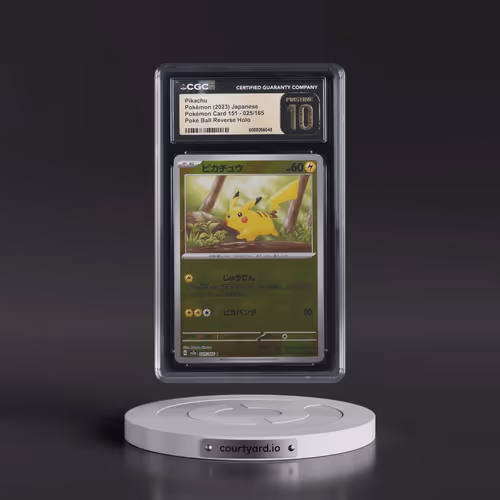 2023 Pokémon Card 151 #025/165 Pikachu - Reverse Holo Poké Ball (CGC 10 PRISTINE)