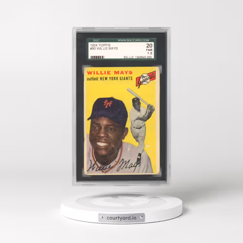1954 Topps #90 Willie Mays (SGC 1.5 FR)