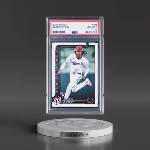 2025 Topps #181 James Wood (PSA 10 GEM MINT)