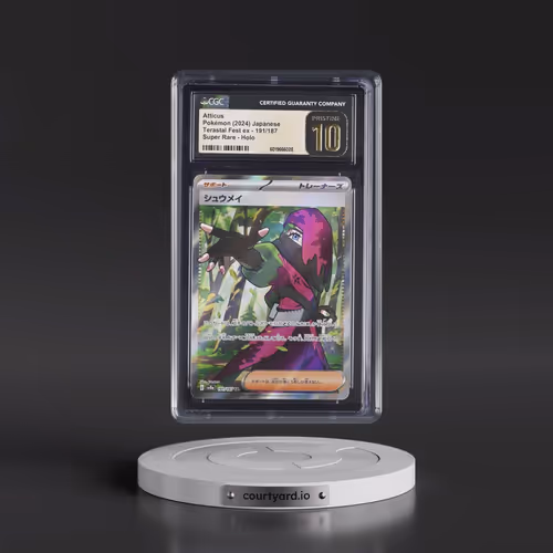 2024 High Class Pack: Terastal Fest ex - sv8a #191/187 Atticus - Super Rare Holo (CGC 10 PRISTINE)