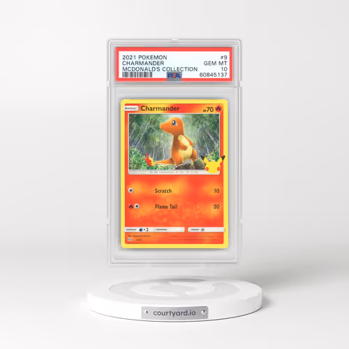 2021 McDonald's Collection #9 Charmander (PSA 10 GEM MINT)