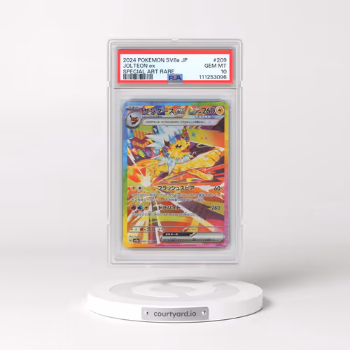 2024 Pokémon Sv8a-Terastal Fest EX #209 Jolteon EX - Holo Special Art Rare (PSA 10 GEM MINT)