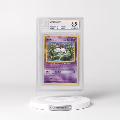 2016 Evolutions #53 Mew - Holo (BGS 8.5 NM-MT+)