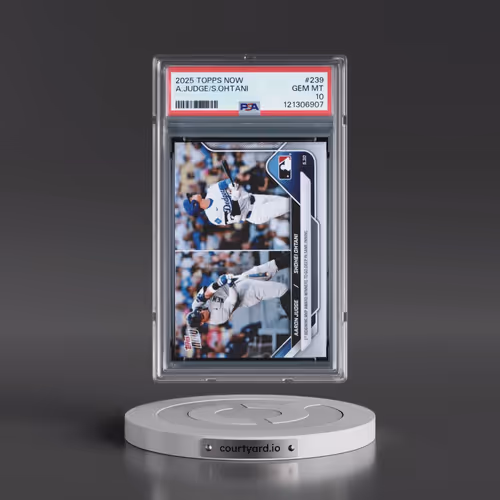 2025 Topps Now #239 Aaron Judge/Shohei Ohtani (PSA 10 GEM MINT)