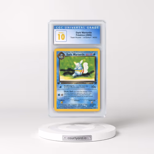 2000 Team Rocket #46/82 Dark Wartortle - 1st Edition 1st Edition (CGC 10 PRISTINE)