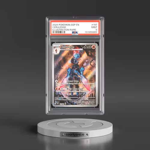 2024 Pokémon Ssp EN-Surging Sparks #197 Ceruledge - Illustration Rare (PSA 9 MINT)