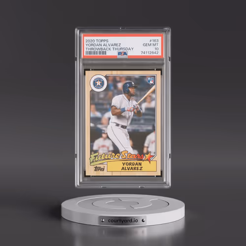 2020 Topps Throwback Thursday #163 Yordan Alvarez (PSA 10 GEM MINT)
