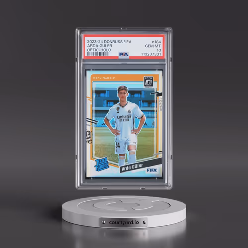 2023-24 Panini Donruss FIFA #184 Arda Guler - Optic-Holo (PSA 10 GEM MINT)