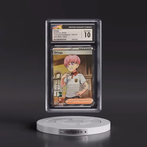 2025 Prismatic Evolutions - PRE EN #141/131 Ortega - Ultra Rare Holo (CGC 10 GEM MINT)