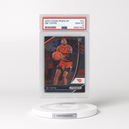 2020 Panini Prizm Draft Picks #47 Obi Toppin (PSA 10 GEM MINT)