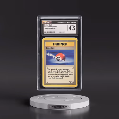 1999 Jungle #64/64 Poké Ball (CGC 4.5 VG-EX+)