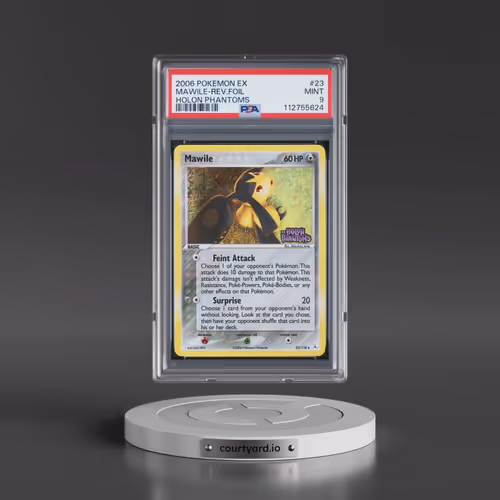 2006 Pokémon EX Holon Phantoms #23 Mawile - Reverse Foil (PSA 9 MINT)