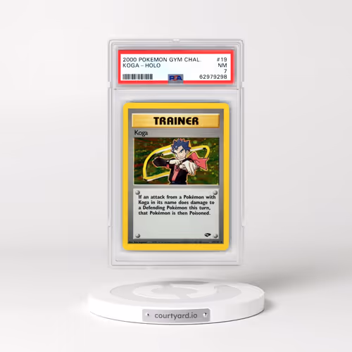 2000 Pokémon Gym Challenge #19 Koga - Holo (PSA 7 NM)