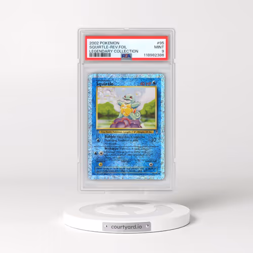 2002 Pokémon Legendary Collection #95 Squirtle - Reverse Foil (PSA 9 MINT)