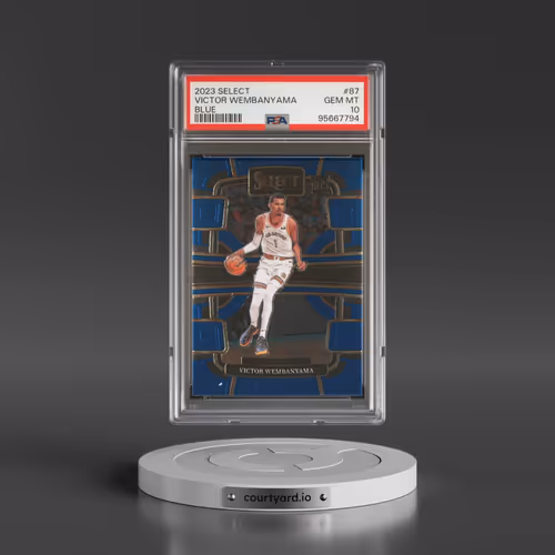 2023 Panini Select #87 Victor Wembanyama - Blue (PSA 10 GEM MINT)