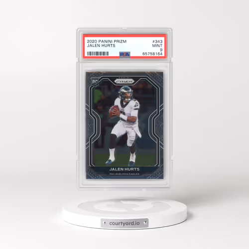 2020 Panini Prizm #343 Jalen Hurts (PSA 9 MINT)