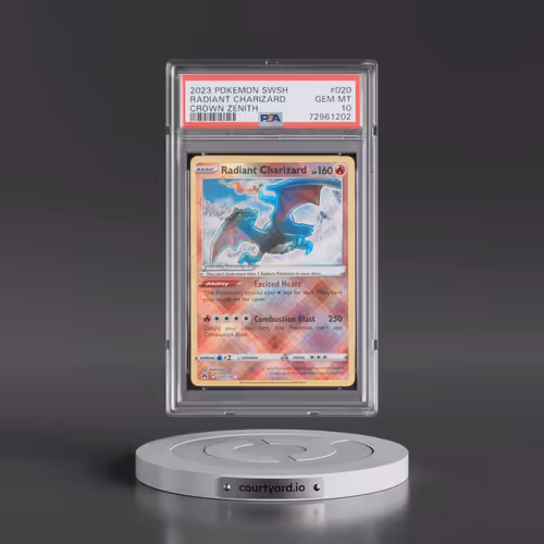 2023 Pokémon Sword and Shield Crown Zenith #020 Radiant Charizard - Holo (PSA 10 GEM MINT)