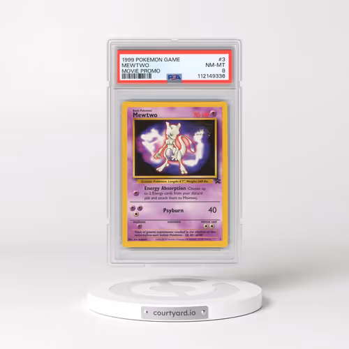 1999 Pokémon Game Movie #3 Mewtwo - Movie Promo (PSA 8 NM-MT)