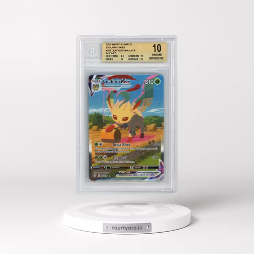 2021 Evolving Skies #205 Leafeon VMAX - Holo Secret (BGS 10 PRISTINE)
