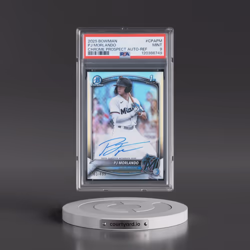2025 Bowman Chrome Prospect Autographs #CPAPM PJ Morlando - Refractor (PSA 9 MINT)