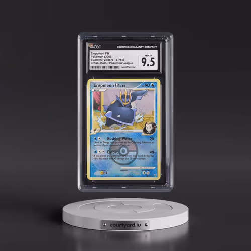 2009 Pokémon Platinum Supreme Victors #27 Empoleon FB - Holo Crosshatch-2010 Pokemon League (CGC 9.5