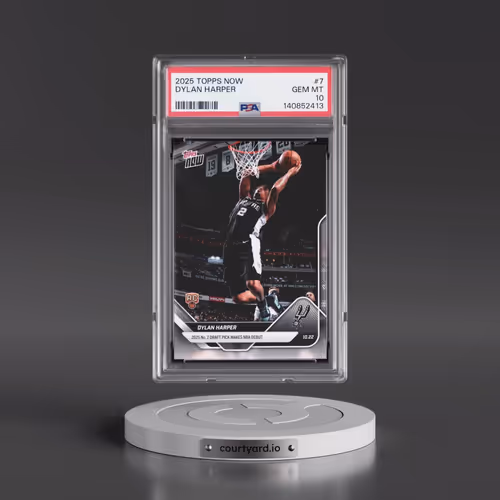 2025 Topps Now #7 Dylan Harper (PSA 10 GEM MINT)
