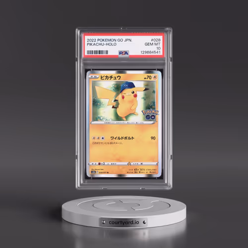 2022 Pokémon Go #028 Pikachu - Holo (PSA 10 GEM MINT)