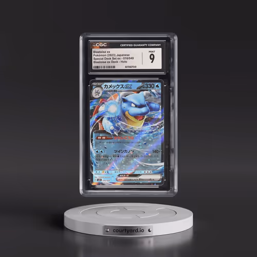 2023 Pokémon Svg-Venusaur & Charizard & Blastoise Special Deck Set EX #016 Blastoise EX - Holo (CGC