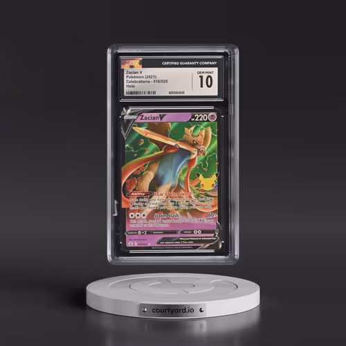 2021 Celebrations #016/025 Zacian V - Holo (CGC 10 GEM MINT)