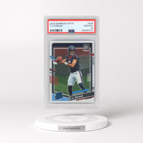 2023 Panini Donruss Optic #244 CJ Stroud (PSA 10 GEM MINT)