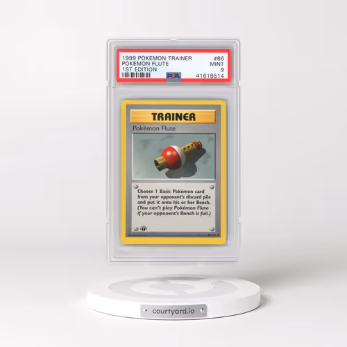 1999 Pokémon Game #86 Pokemon Flute - 1st Edition (PSA 9 MINT)
