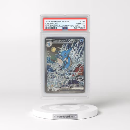 2024 Pokémon Svp EN-SV Black Star Promo #131 Kingdra EX - Holo Shrouded Fable Special Illustration Collection (PSA 10 GEM MINT)