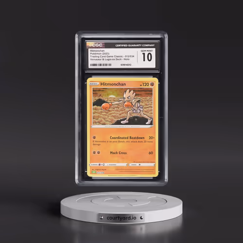 2023 Trading Card Game Classic - CLV, CLC, CLB #012/034 Hitmonchan - Venusaur & Lugia ex Deck -