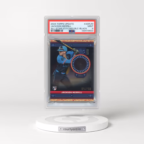 2024 Topps Update All-Star Stitches Relics #ASRJM Jackson Merrill - Black (PSA 9 MINT)
