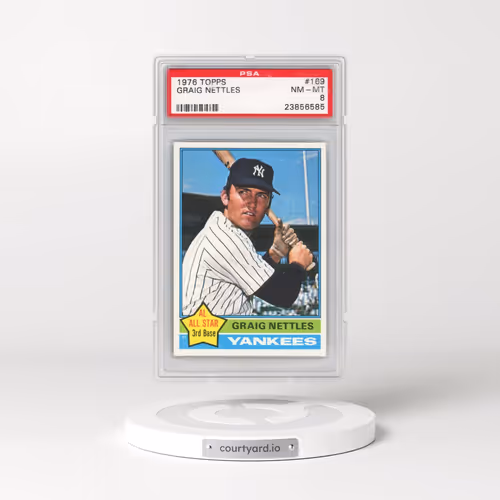 1976 Topps #169 Graig Nettles (PSA 8 NM-MT)