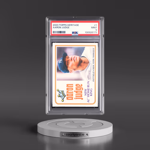 2023 Topps Heritage #1 Aaron Judge (PSA 9 MINT)