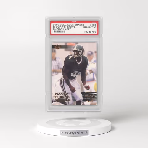 2000 Collector's Edge Graded #108 Plaxico Burress - Uncirculated (PSA 10 GEM MINT)