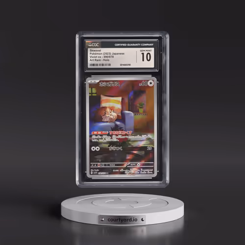 2023 Pokémon Sv1v-Violet EX #090 Skwovet - Art Rare (CGC 10 GEM MINT)