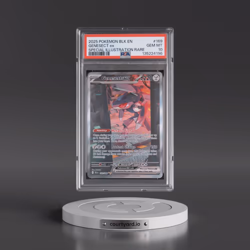 2025 Pokémon Blk EN-Black Bolt #169 Genesect EX - Holo Special Illustration Rare (PSA 10 GEM MINT)