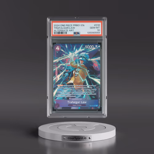 2024 One Piece PRB01-Premium Booster -One Piece Card the Best #010 Trafalgar Law - Alternate Art (PS