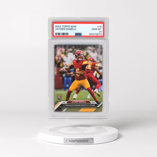 2024 Topps Now #16 Jayden Daniels (PSA 10 GEM MINT)