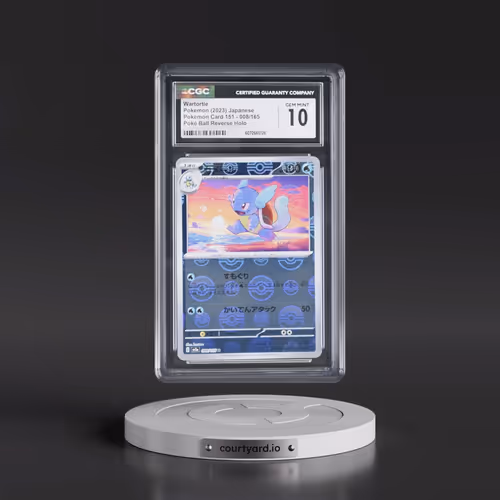 2023 Pokémon Card 151 #008/165 Wartortle - Reverse Holo Poké Ball (CGC 10 GEM MINT)