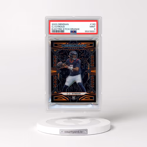 2023 Panini Obsidian #140 CJ Stroud - Electric Etch Orange (PSA 9 MINT)