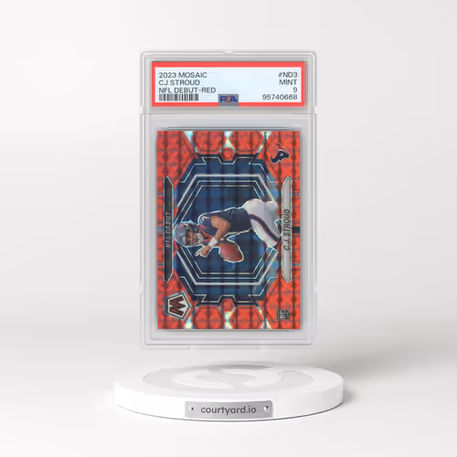 2023 Panini Mosaic NFL Debut #ND3 CJ Stroud - Red (PSA 9 MINT)