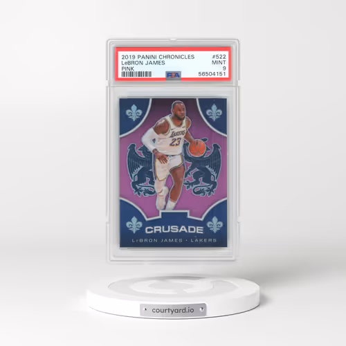 2019 Panini Chronicles #522 LeBron James - Pink (PSA 9 MINT)