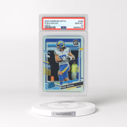 2023 Panini Donruss Optic #238 Puka Nacua - Holo (PSA 10 GEM MINT)