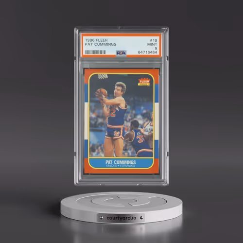 1986 Fleer #19 Pat Cummings (PSA 9 MINT)