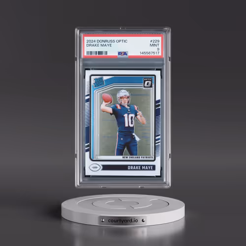 2024 Panini Donruss Optic #229 Drake Maye (PSA 9 MINT)