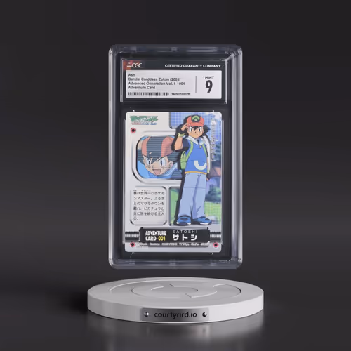 2003 Advanced Generation Vol. 1 #001 Ash - Adventure Card (CGC 9 MINT)